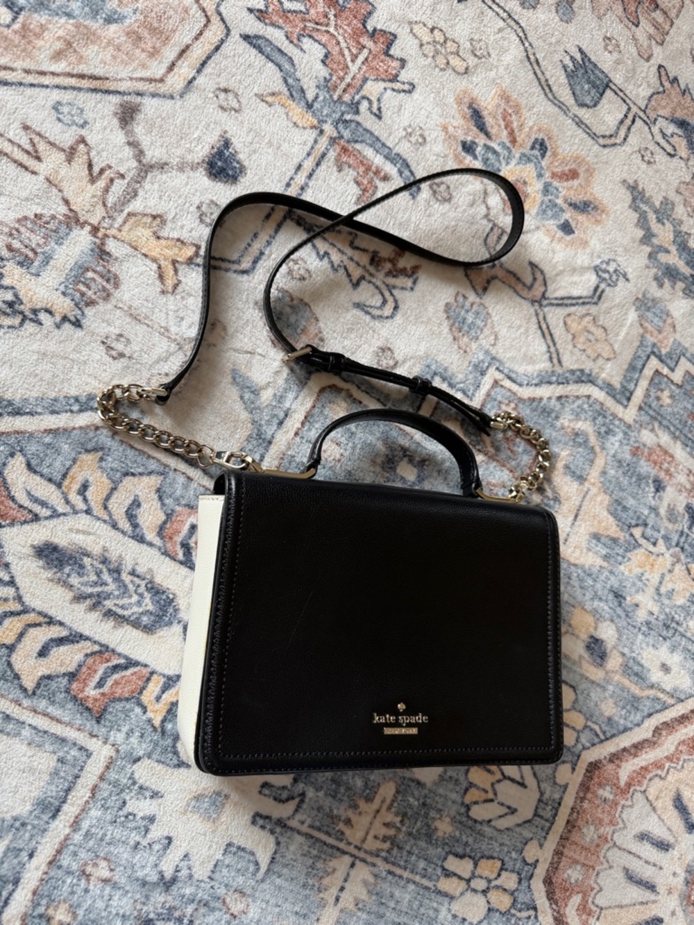 Kate Spade Black Pebbled Cow Leather Top-Handle Satchel
